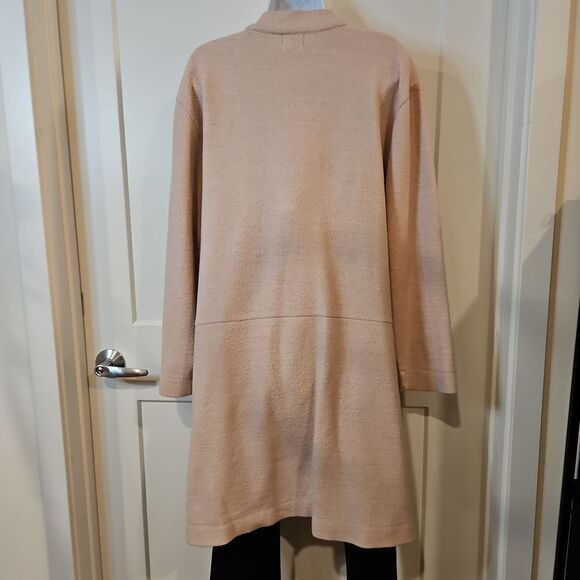 14th & Union Powder Pink Open Front Coat sz L - Picture 7 of 9